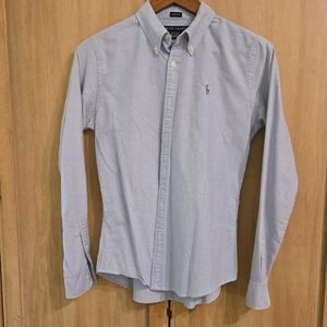 Ralph Lauren Sky Blue Casual Button-Down Shirt